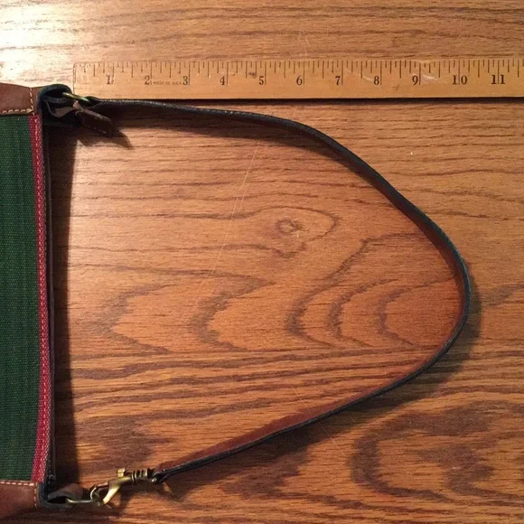 Cedeno Sturdy Leather and Tapestry Crossbody Bag - Picture 13 of 13